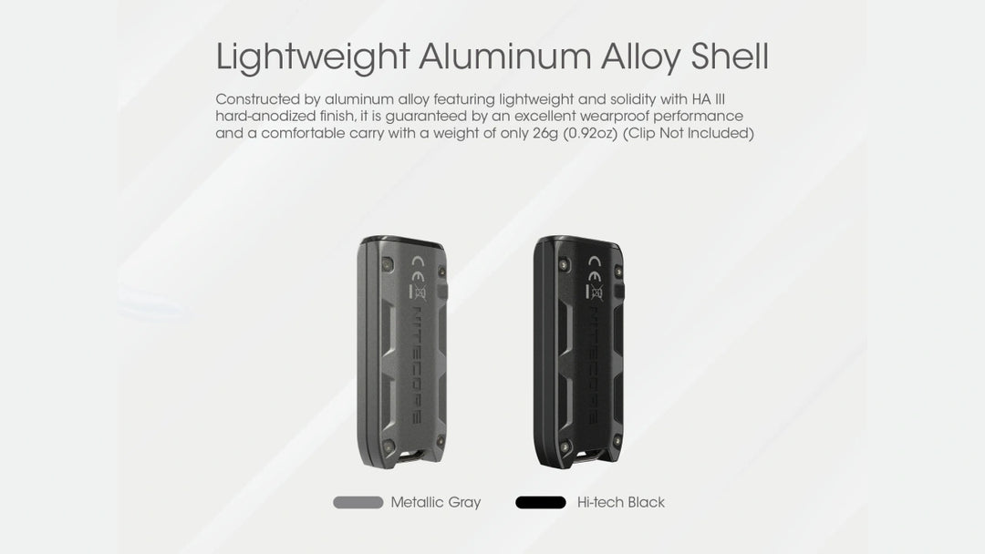 Nitecore TIP SE Metallic Keychain Light | 700 Lumen USB-C Rechargeable Headlamp