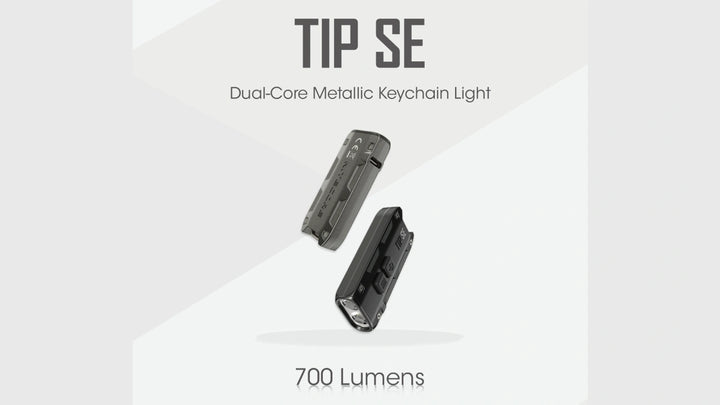 Nitecore TIP SE Metallic Keychain Light | 700 Lumen USB-C Rechargeable Headlamp