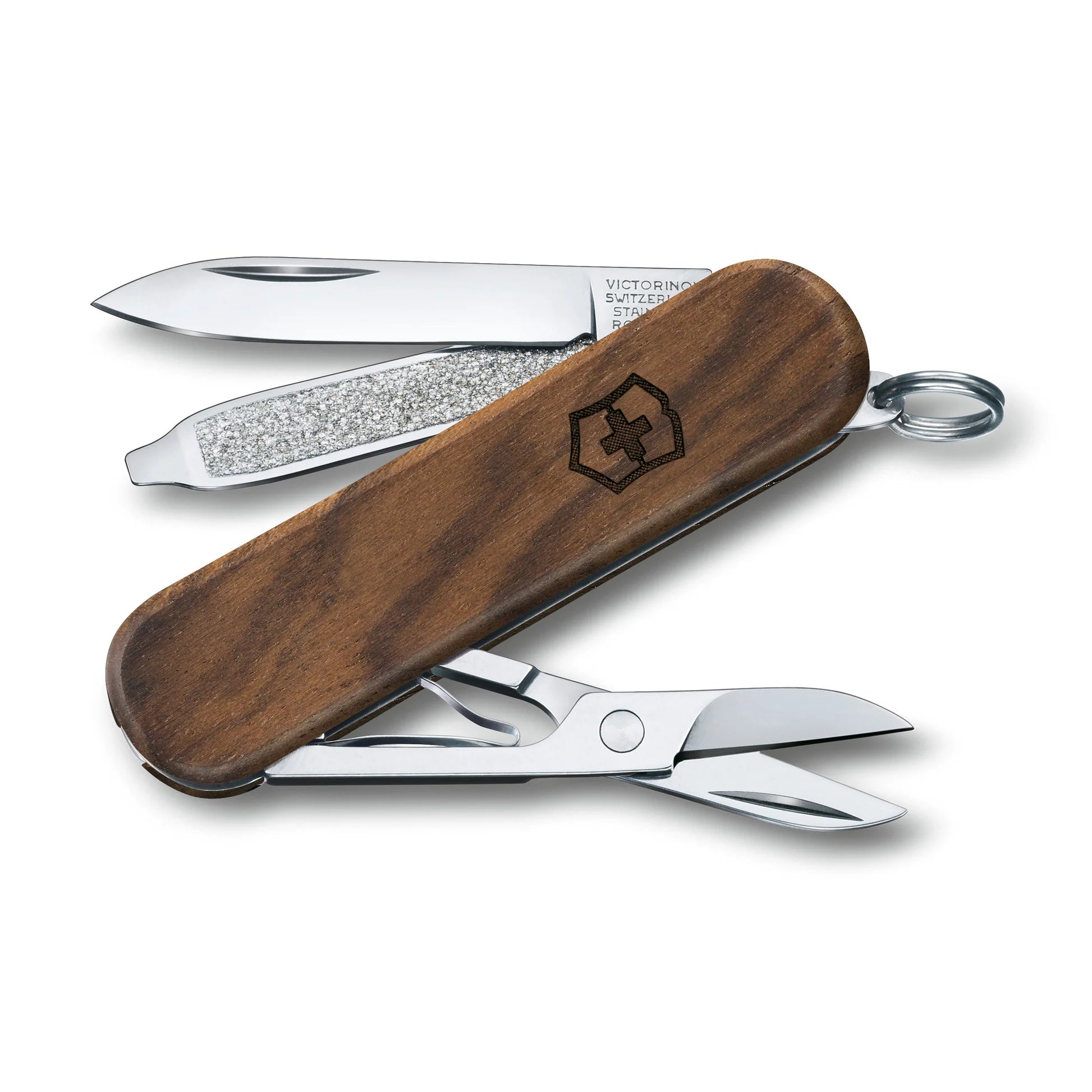 Victorinox Classic SD Wood – Compact 3 Function Pocket Knife for Everyday Carry
