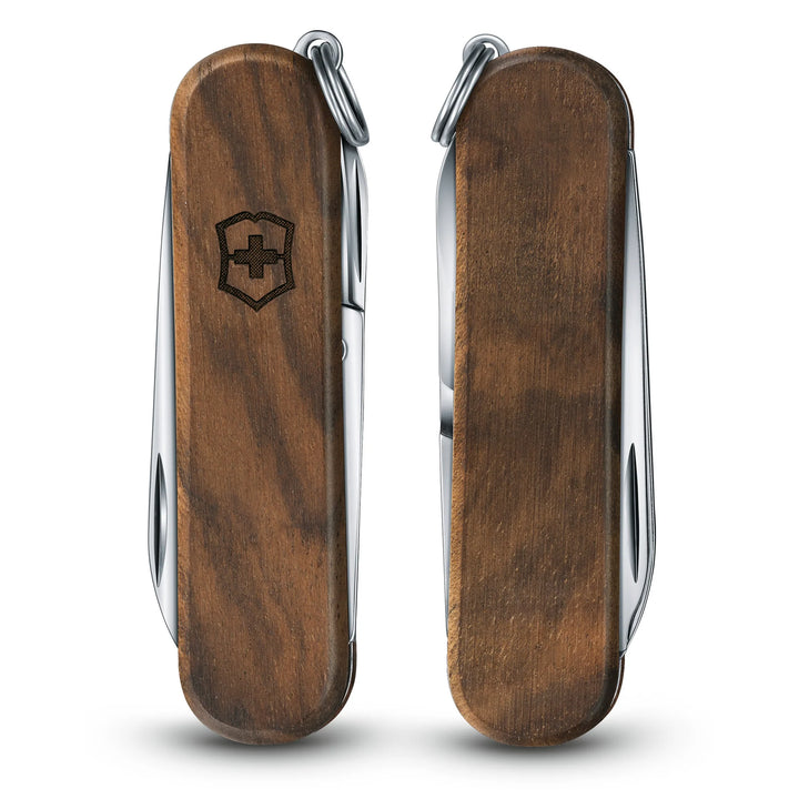Victorinox Classic SD Wood – Compact 3 Function Pocket Knife for Everyday Carry