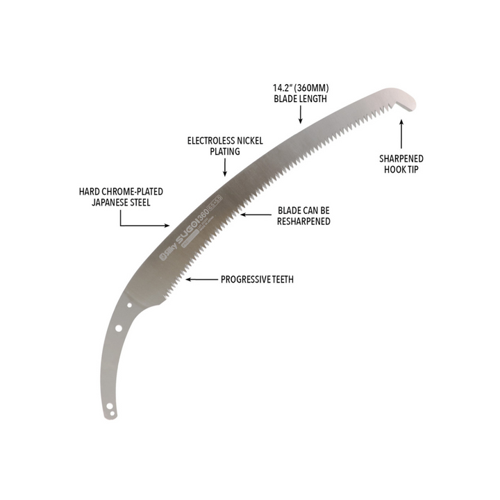 Silky Sugoi Curved Professional Arborist Handsaw | 360mm