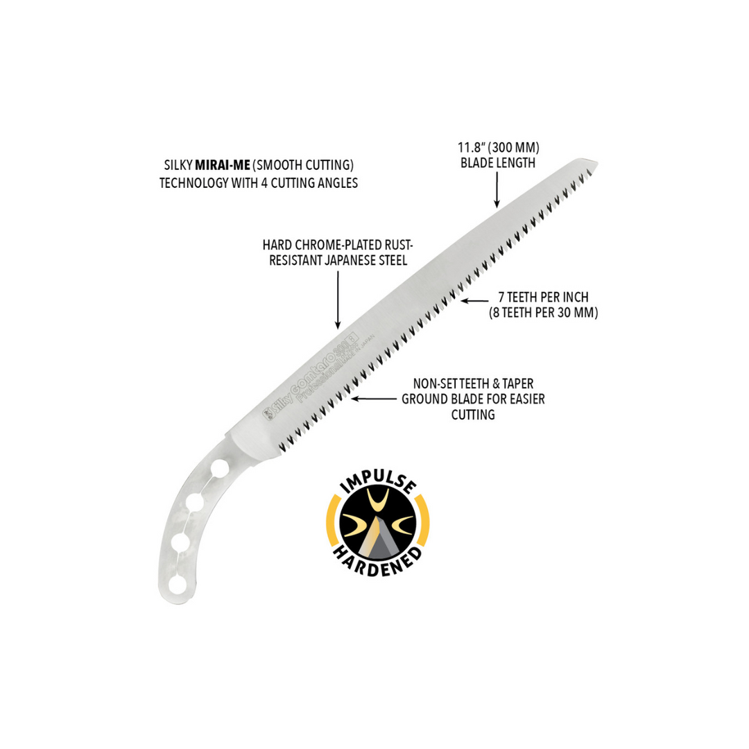 Silky Gomtaro Large Tooth Fixed Saw | 300mm