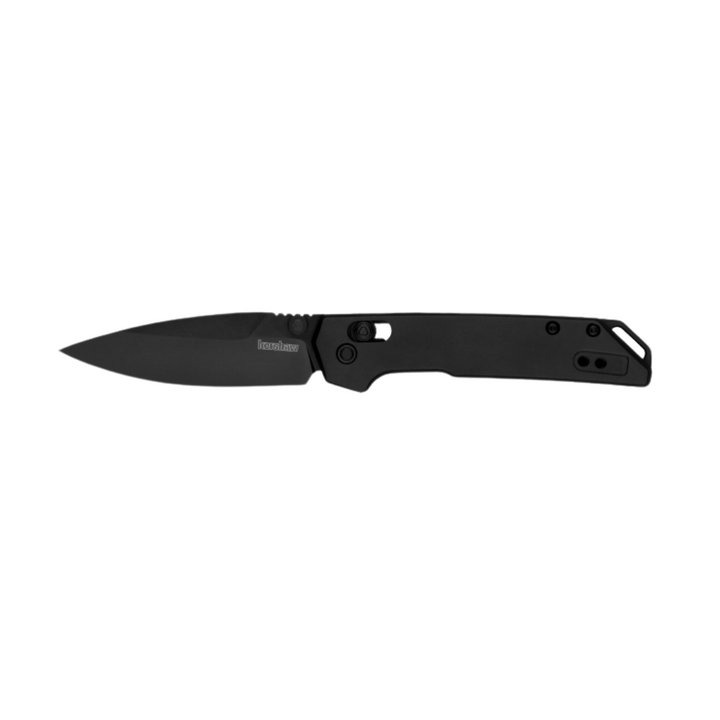Kershaw 2038BLK Iridium, D2 Spear Point Blade, All Black Model