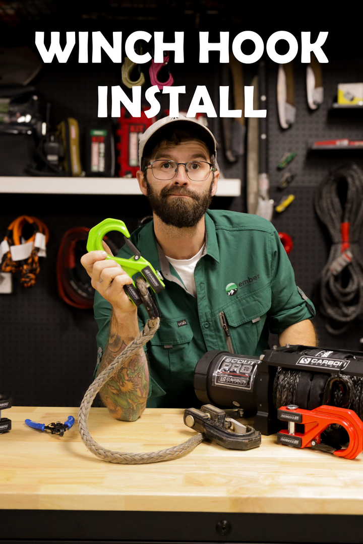 Carbon Offroad Mega Pro Winch Hook