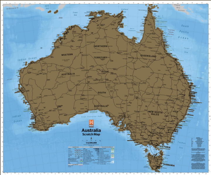 Hema Scratch Map Australia – Interactive Travel Map for Road Trips & Exploration