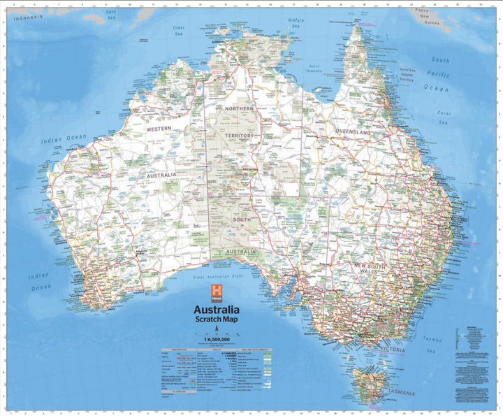 Hema Scratch Map Australia – Interactive Travel Map for Road Trips & Exploration
