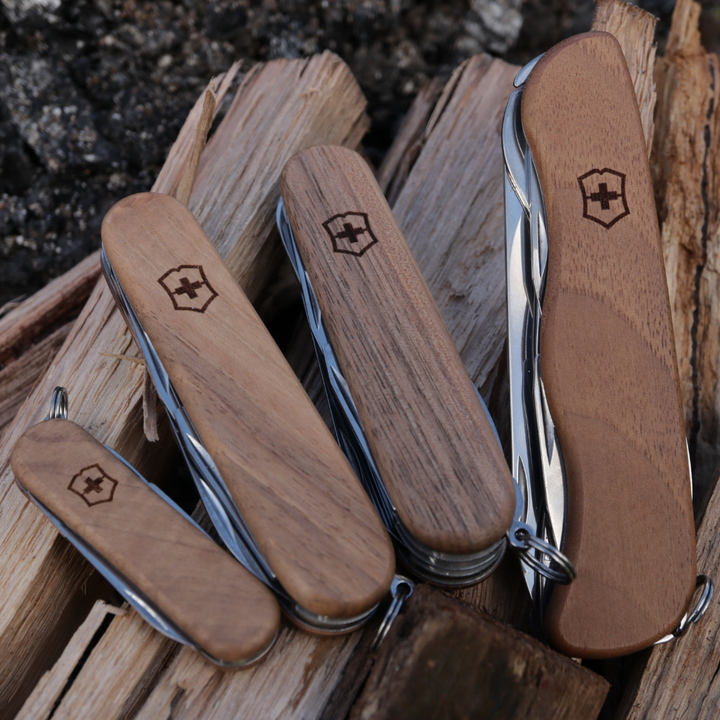 Victorinox Spartan Wood Swiss Army Knife | 10-Function Compact Outdoor Tool