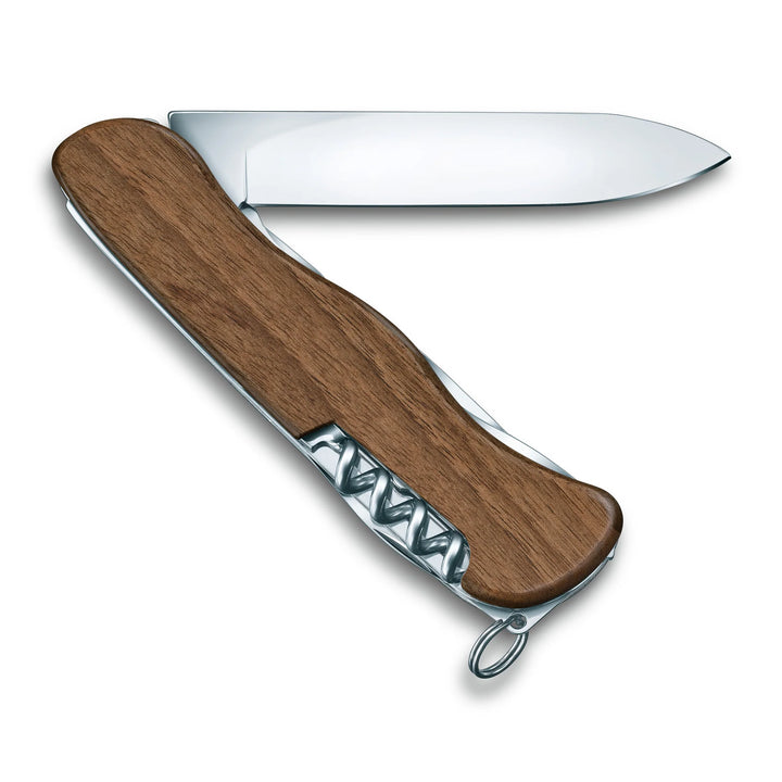Victorinox Forester Wood Swiss Army Knife Wood - 10 Functions Large Pocket Knife