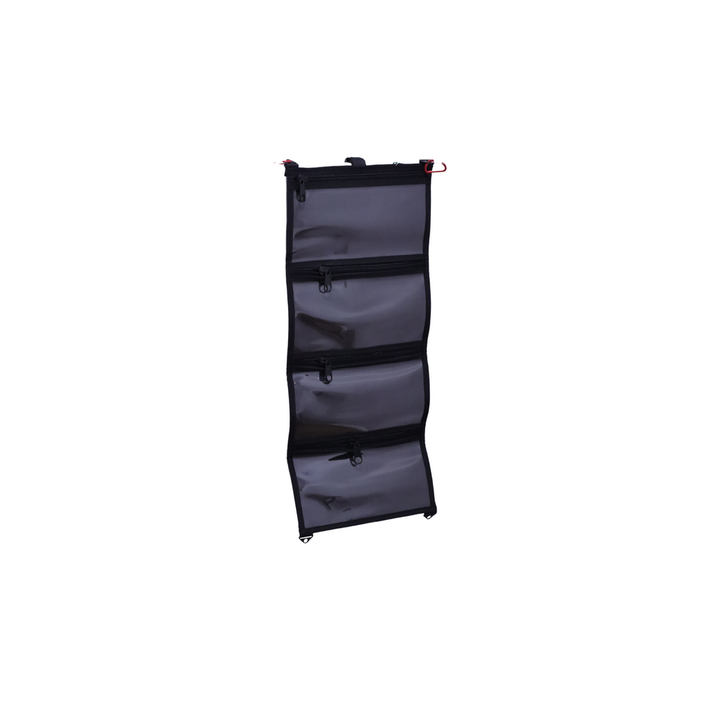 AOS 4 pocket utensil role black open