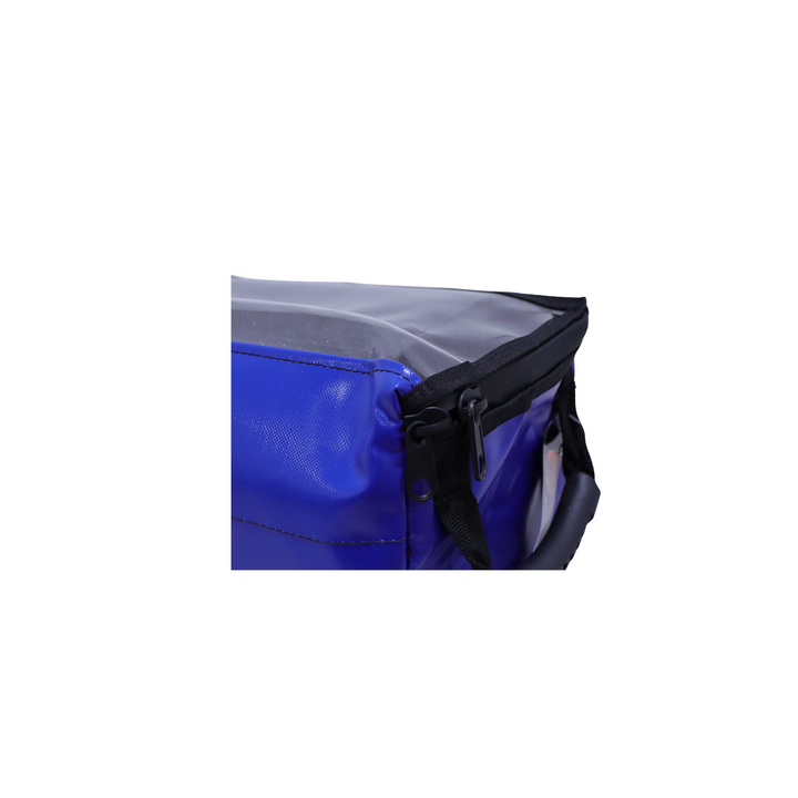 AOS Blue small PVC gear bag zipper