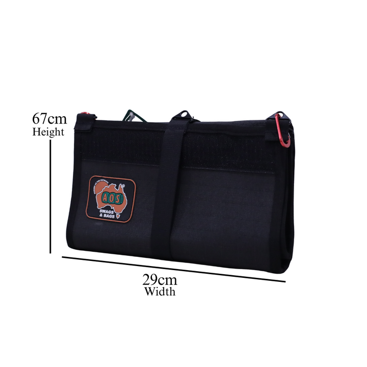 AOS Canvas 4-Pocket Camp Roll – Compact Organizer for Camping & Outdoor Gear