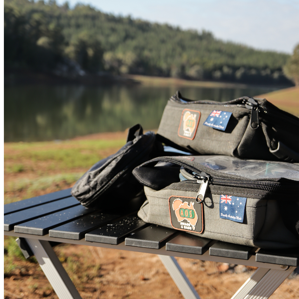 AOS Compact Drawer Canvas Bag – Durable Storage Organizer for Camping & Travel
