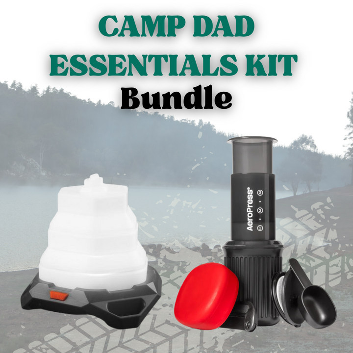 Adventure Dad Essentials Kit | AeroPress Go & NEBO Galileo Air 500 Lantern
