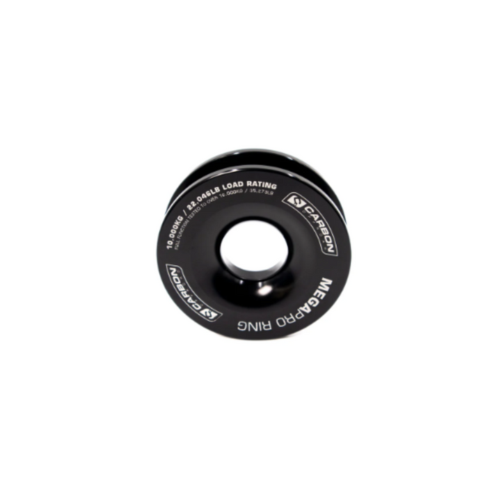 Carbon Offroad MegaPro Winch Recovery Ring Soft Shackle Pulley 10000kg front view