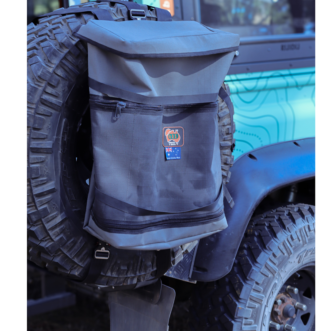 AOS Spare Wheel Bin Bag - 4 Pockets