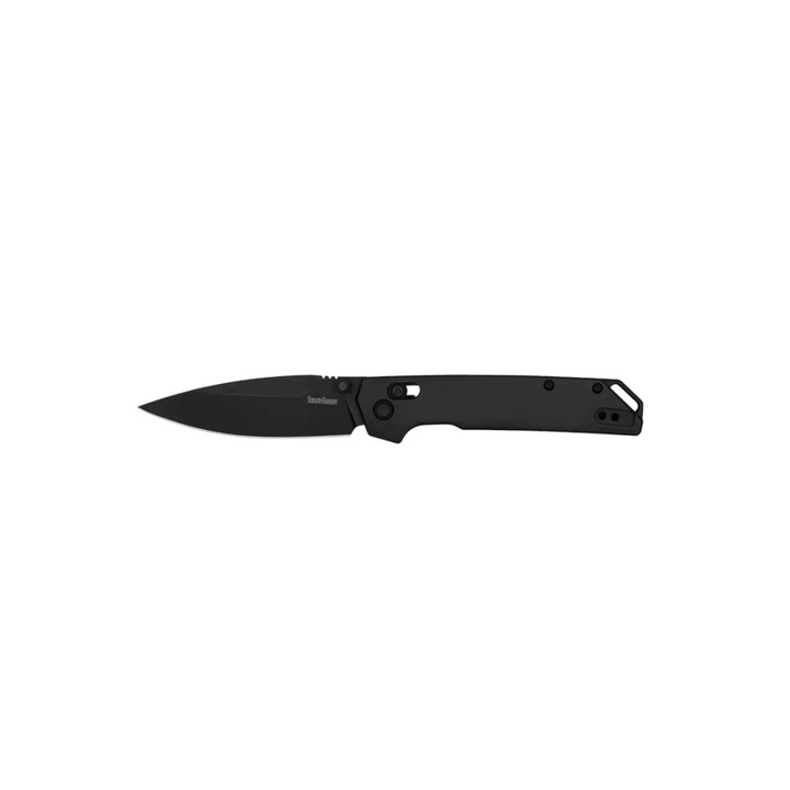 Kershaw 2038BLK Iridium, D2 Spear Point Blade, All Black Model