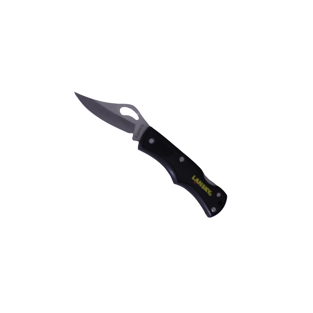 Lansky Lockback Folding Pocket Knife black
