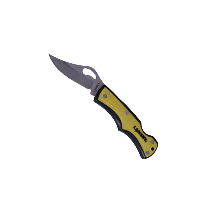 Lansky Lockback Folding Pocket Knife yellow