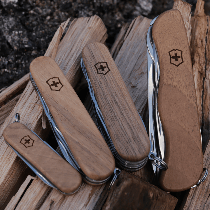 Victorinox Huntsman Wood Swiss Army Knife | 13 Function Compact Outdoor Tool