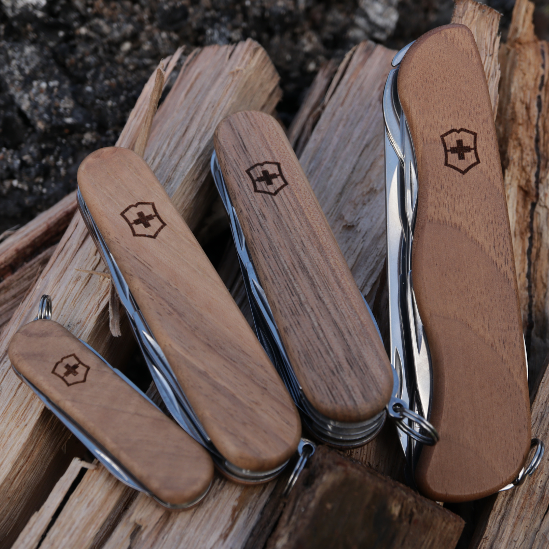 Victorinox Spartan Wood Swiss Army Knife – 10-Function Compact Outdoor Tool